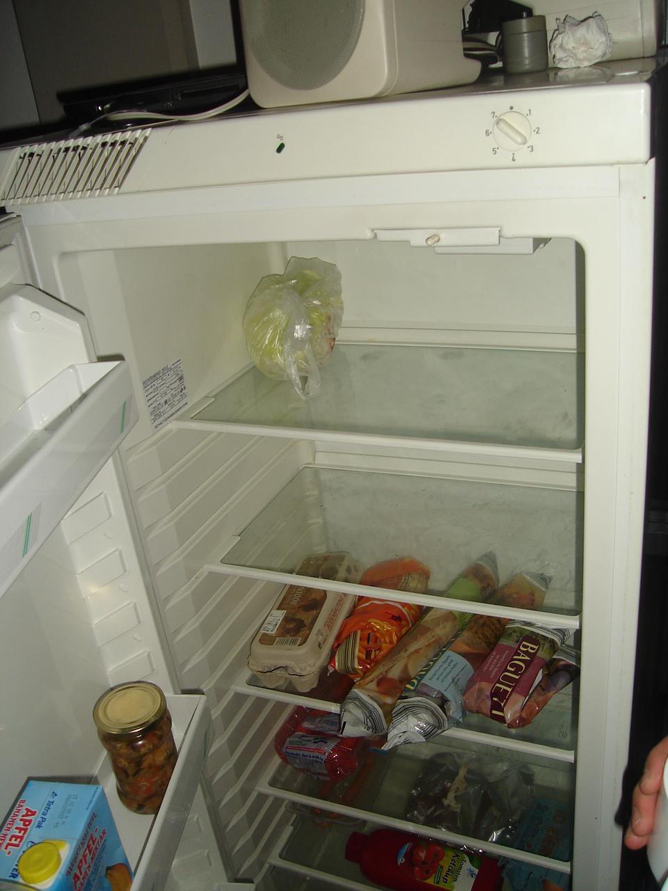 Typical German student fridge