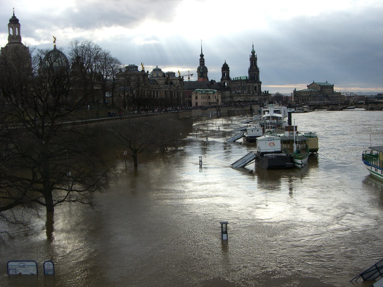 Flooded Dresden