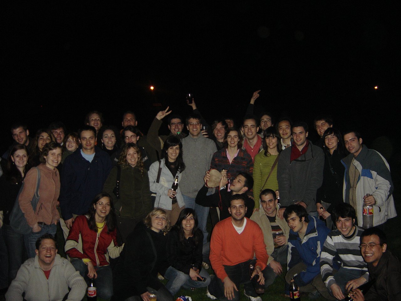 Farewell drinking party at the Großer Garten