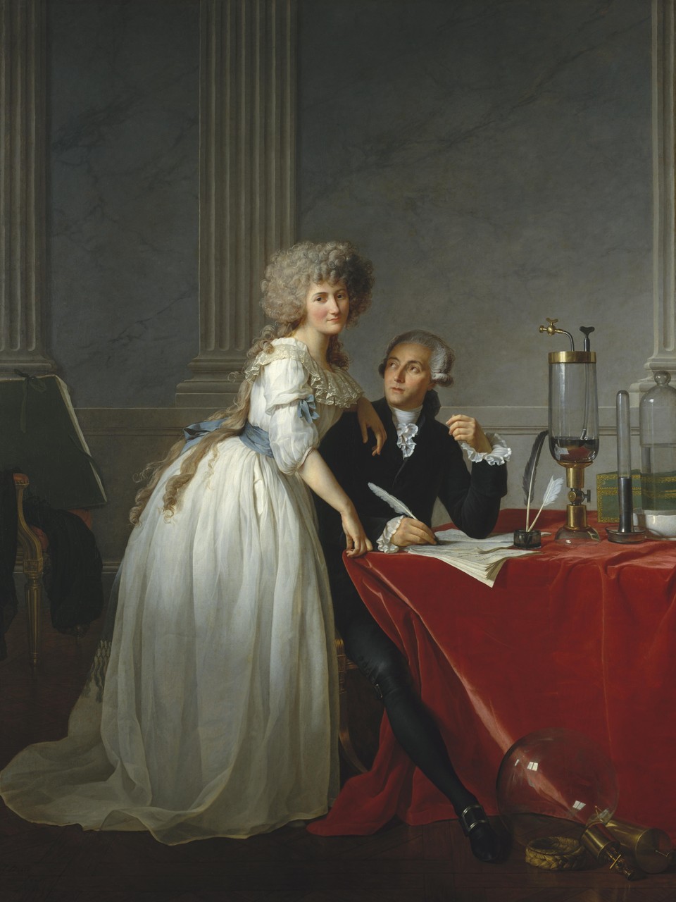 Portrait of Lavoisier and his wife by David