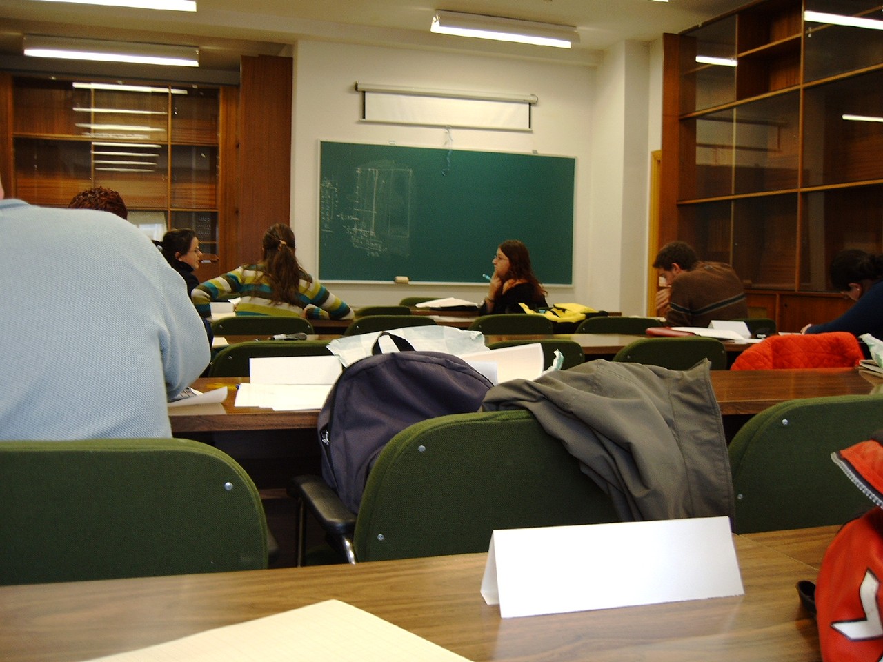 Exam in the library of the Department of Physical Chemistry