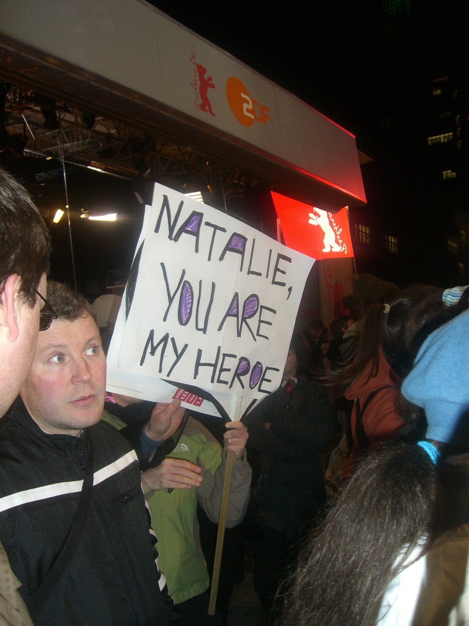 The masses of fans and their banners
