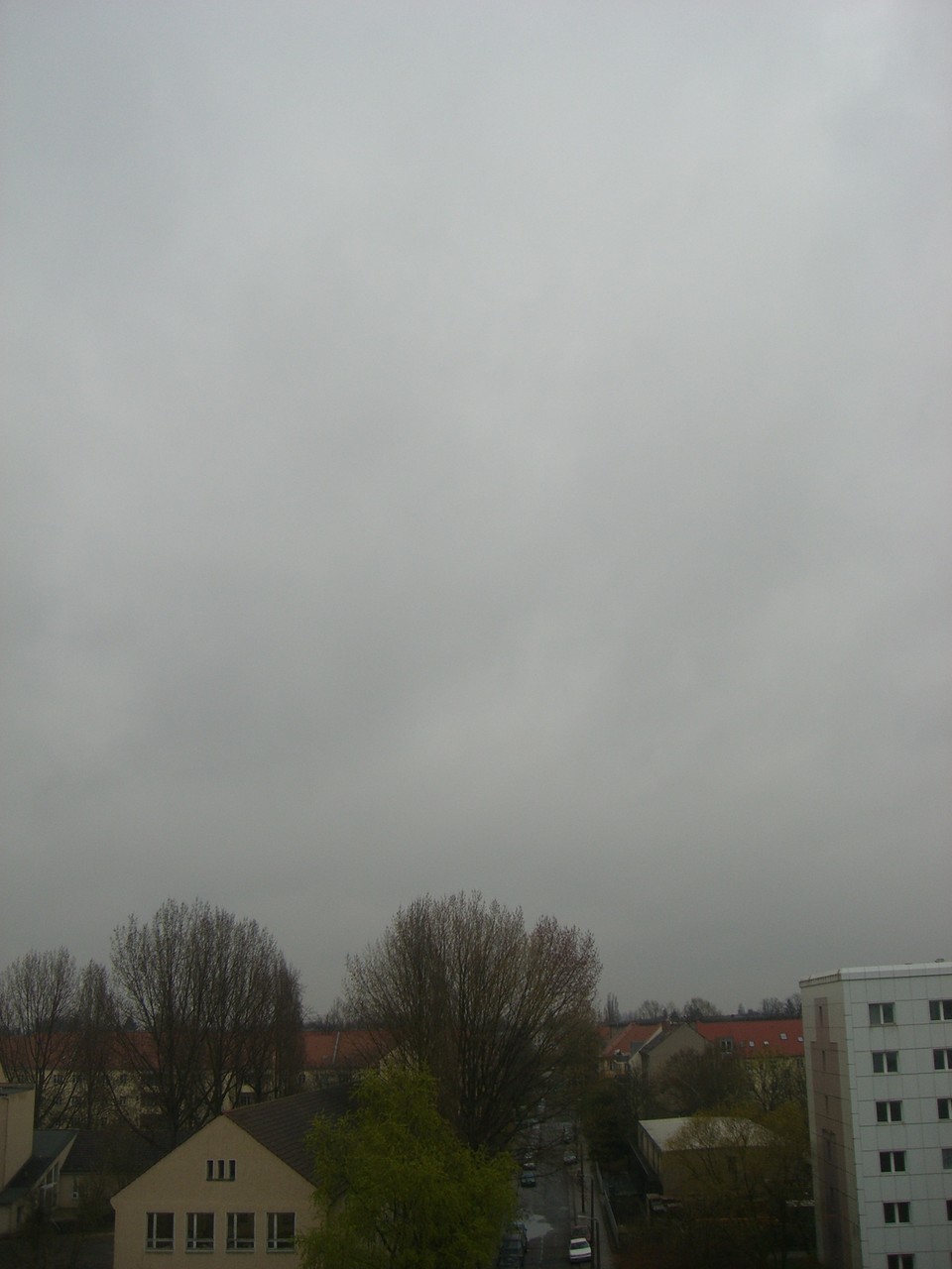 Foto desde la ventana de mi habitación, hoy a las 8:15